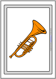 Musical Instruments ESL Printable Flashcards Without Words