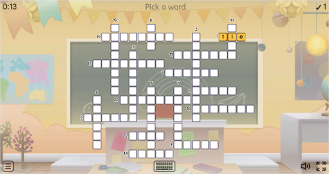 Accessories ESL Interactive Crossword Puzzle