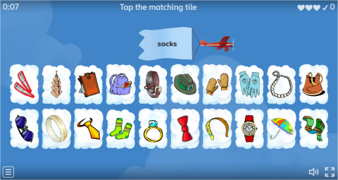 Accessories ESL Interactive Find The Match Worksheet 