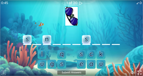 Accessories ESL Interactive Spell The Word Worksheet