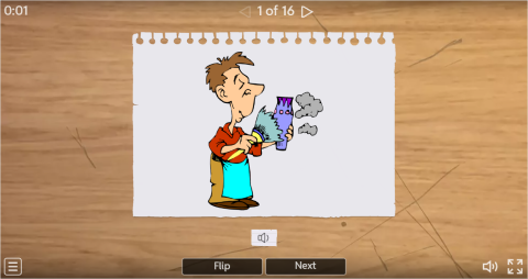 Action Verbs ESL Interactive Vocabulary Flashcards