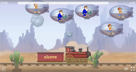 Action Verbs ESL Vocabulary Balloon Pop Game