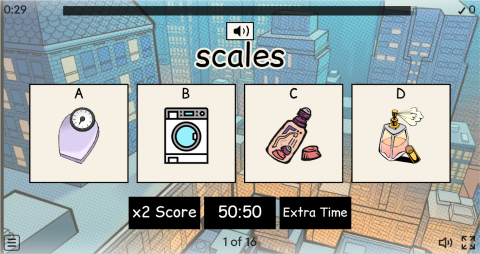 Bathroom Objects ESL Interactive Vocabulary Quiz Show