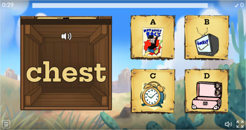 Bedroom Objects Interactive Open The Box Worksheet