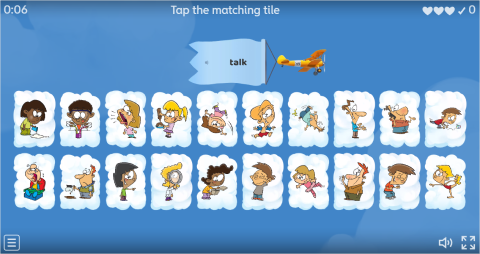 Body Movement Verbs Find The Match Worksheet