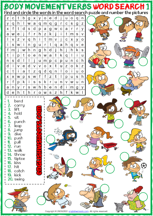 body-movement-verbs-esl-word-search-puzzle-worksheets