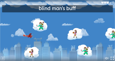 Children Games ESL Vocabulary Airplane Game