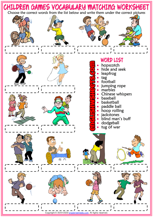 children-games-esl-vocabulary-matching-exercise-worksheet