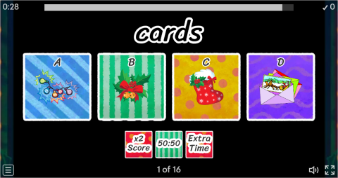 Christmas ESL Interactive Vocabulary Quiz Show