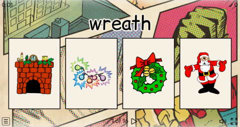 Christmas ESL Interactive Vocabulary Quiz