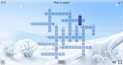 Christmas ESL Interactive Crossword Puzzle