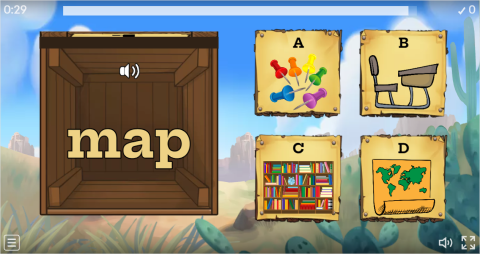 Classroom Objects Interactive Open The Box Worksheet