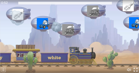 Colours ESL Vocabulary Balloon Pop Game