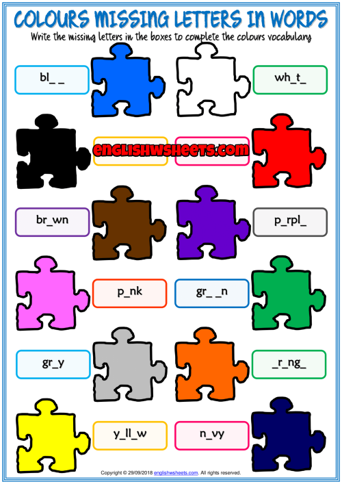 colours-esl-missing-letters-in-words-exercise-worksheet