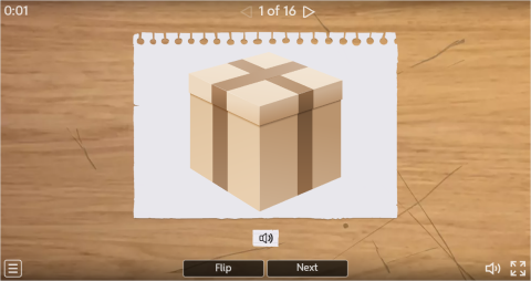 Containers ESL Interactive Vocabulary Flashcards