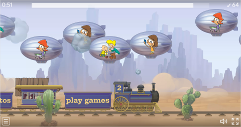 Daily Routines ESL Vocabulary Balloon Pop Game