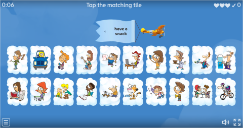 Daily Routines ESL Interactive Find The Match Worksheet