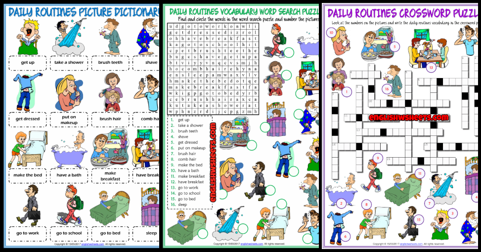 Daily Routine Worksheets. Карточки Daily Routine for Kids. Everyday activity упражнения. Ежедневная рутина на английском задания. Routines exercises