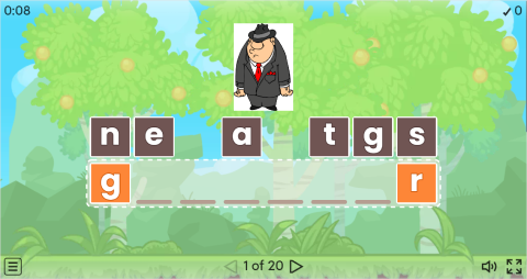 Detective Stories Vocabulary ESL Interactive Anagram
