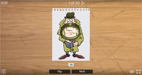 Detective Stories ESL Interactive Vocabulary Flashcards