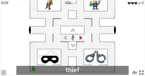 Detective Stories ESL Vocabulary Maze Chase Game