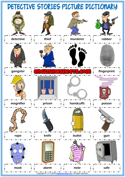 detective-stories-esl-picture-dictionary-worksheet-for-kids