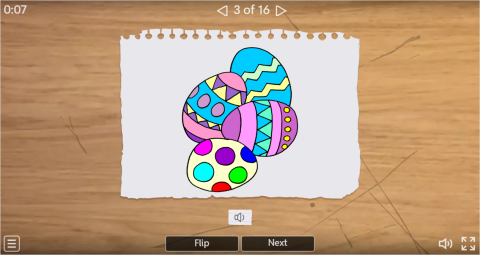 Easter ESL Interactive Vocabulary Flashcards