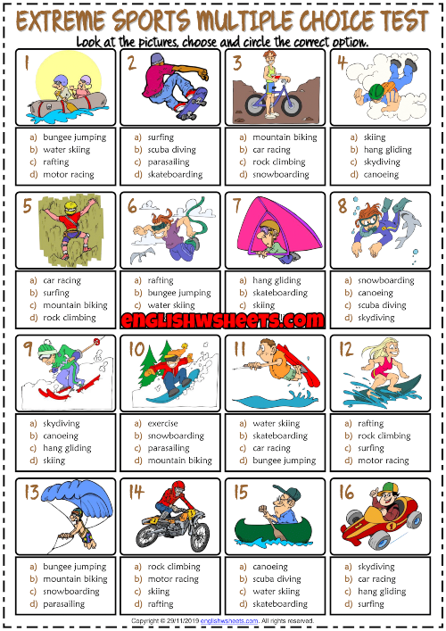 extreme-sports-esl-printable-multiple-choice-test-for-kids