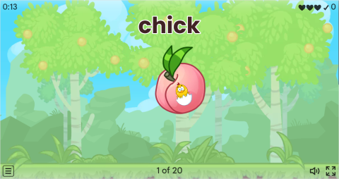 Farm Animals ESL Vocabulary Flying Fruit Game