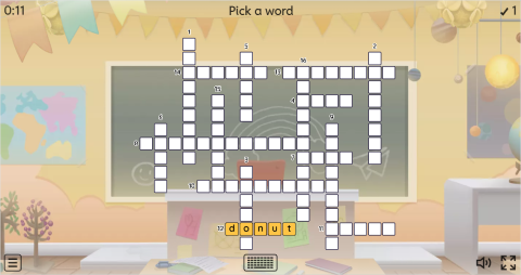 Fast Food ESL Interactive Crossword Puzzle