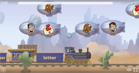 Father's Day ESL Vocabulary Balloon Pop Game