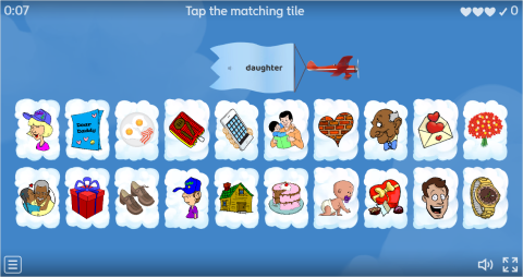 Father's Day ESL Interactive Find The Match Worksheet