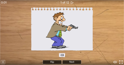 Types of Films ESL Interactive Vocabulary Flashcards