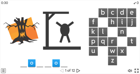 Types of Films ESL Interactive Hangman Game
