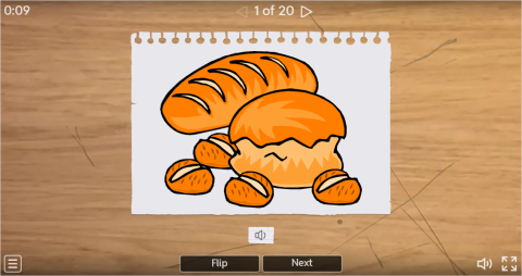 Food and Drinks ESL Interactive Vocabulary Flashcards