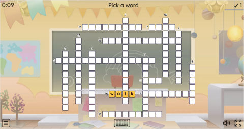 Free Time Activities ESL Interactive Crossword Puzzle