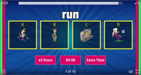 Free Time Activities ESL Interactive Vocabulary Quiz Show