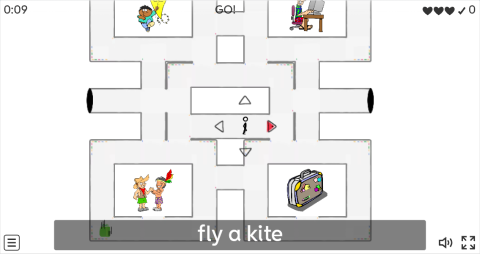 Free Time Activities ESL Vocabulary Maze Chase Game