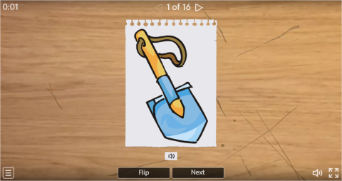 Gardening Tools ESL Interactive Vocabulary Flashcards