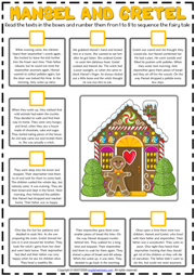 Hansel and Gretel ESL Sequencing the Story Worksheet