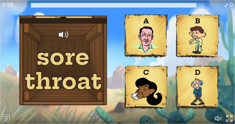 Health Problems ESL Interactive Open The Box Worksheet