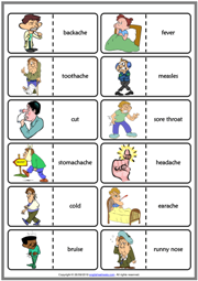 Illnesses Vocabulary For Kids - Health Problems English ...