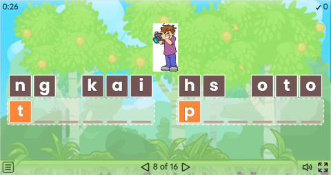 Hobbies Vocabulary ESL Interactive Anagram