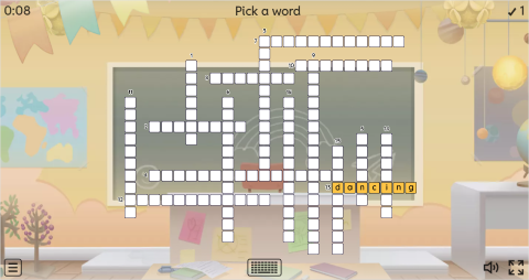 Hobbies Vocabulary ESL Interactive Crossword Puzzle