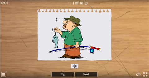 Hobbies ESL Interactive Vocabulary Flashcards