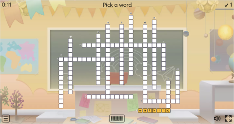 Hobbies Vocabulary ESL Interactive Crossword Puzzle