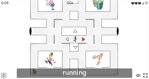 Hobbies ESL Vocabulary Maze Chase Game