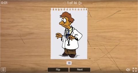 Hospital ESL Interactive Vocabulary Flashcards