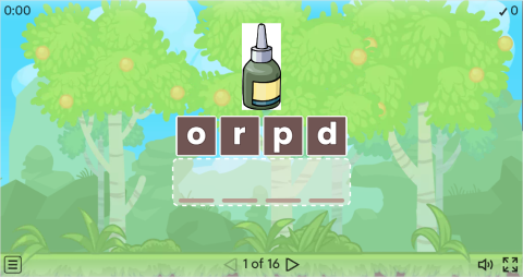 Hospital Vocabulary ESL Interactive Anagram