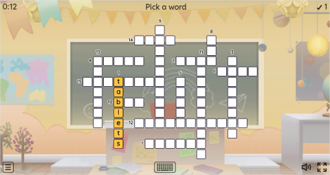Hospital Vocabulary ESL Interactive Crossword Puzzle